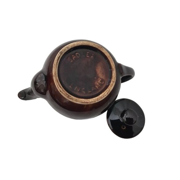 Vintage Brown Sadler Teapot Classic Glaze Made in England - Picture 6 of 6